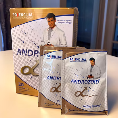 18 sastojaka Androzoida